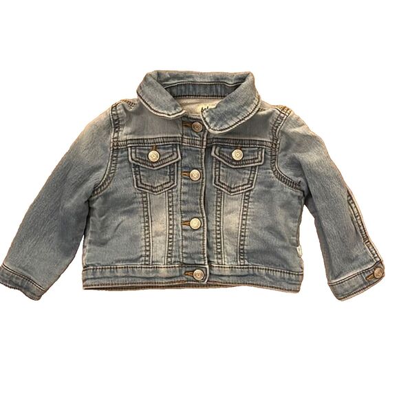 Baby B'gosh Denim Blue Jean Jacket Infant 18 Months - Picture 1 of 11